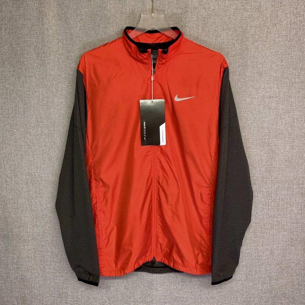 Nike Golf Full-Zip Shield RED Jacket 726401 Size Med - NWT